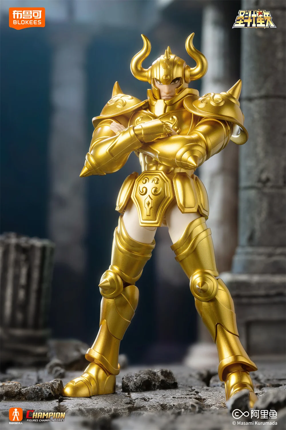 الأصلي Blokees سانت سيا Hasgard Aldebaran Siegfried بيغاسوس عمل الشكل المنقولة الجمعية أنيمي نموذج ألعاب الدمى هدايا عيد الميلاد