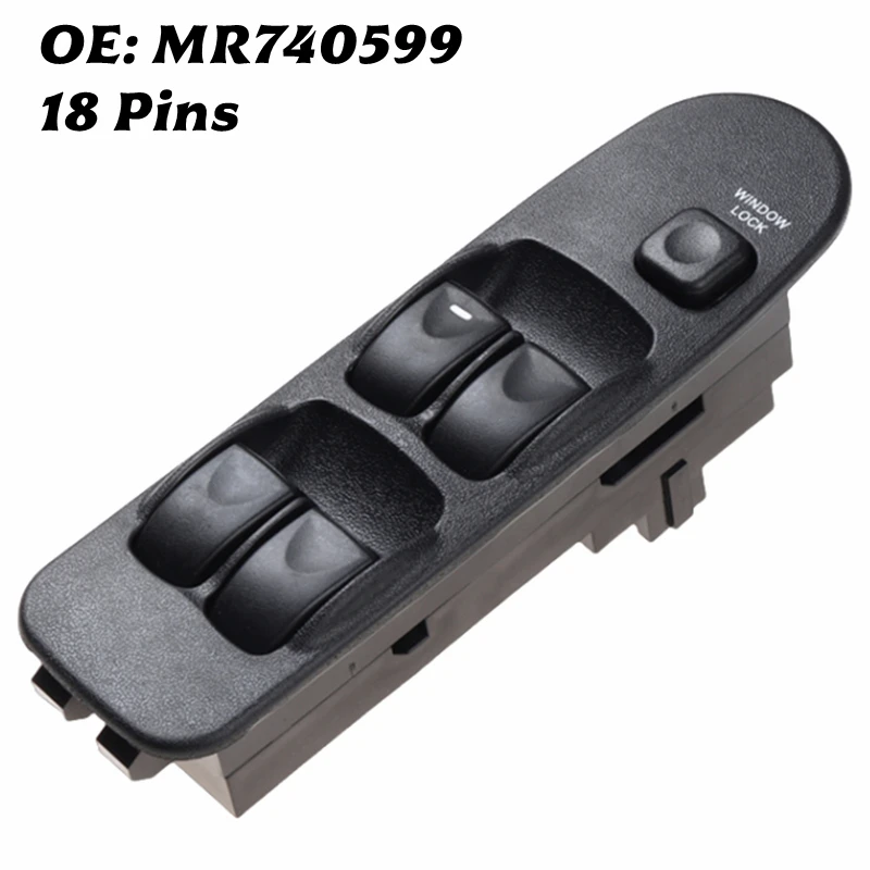 

OE: MR740599 LHD Автомобильный электрический главный переключатель управления стеклоподъемником для Mitsubishi Carisma Space Star 1995-2006 гг.