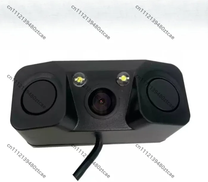3‑in‑1 Car Reverse Radar Camera Backup Parking Monitor System Buzzer Alarm Visual Rear View Parking Assist Kit