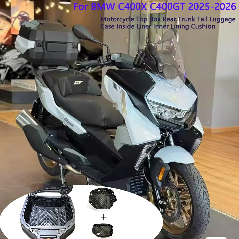 

Motorcycle Top Box Rear Trunk Tail Luggage Case Inside Liner Inner Lining Cushion Lining For BMW C400X C400GT 2025-2026