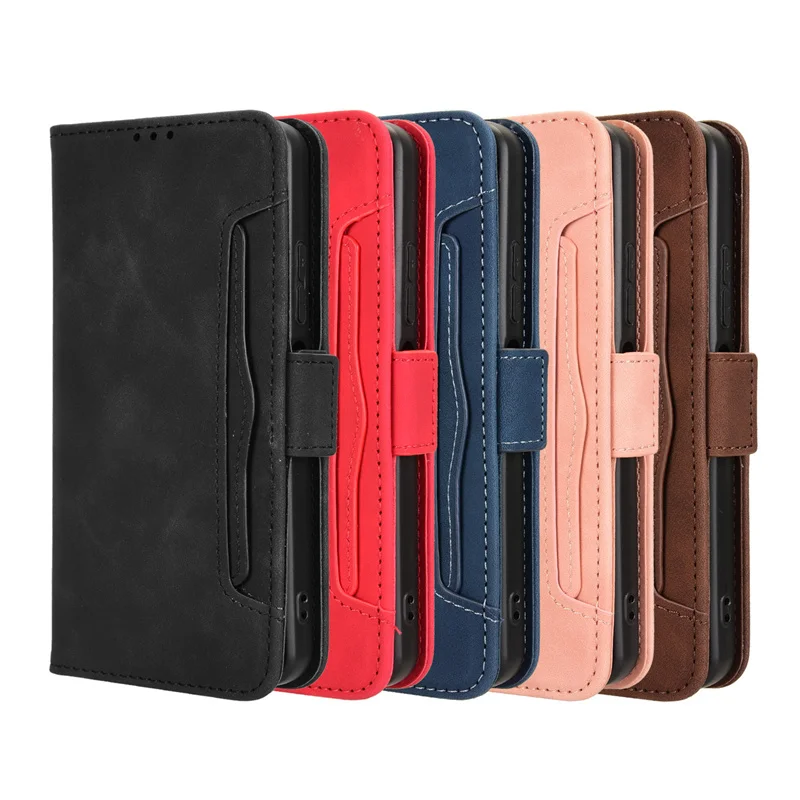For Wiko T20 Case Skin Feel Solid Color Leather Capa For Wiko T20 Case Card Slot Protect Mobile Phone Case image 6