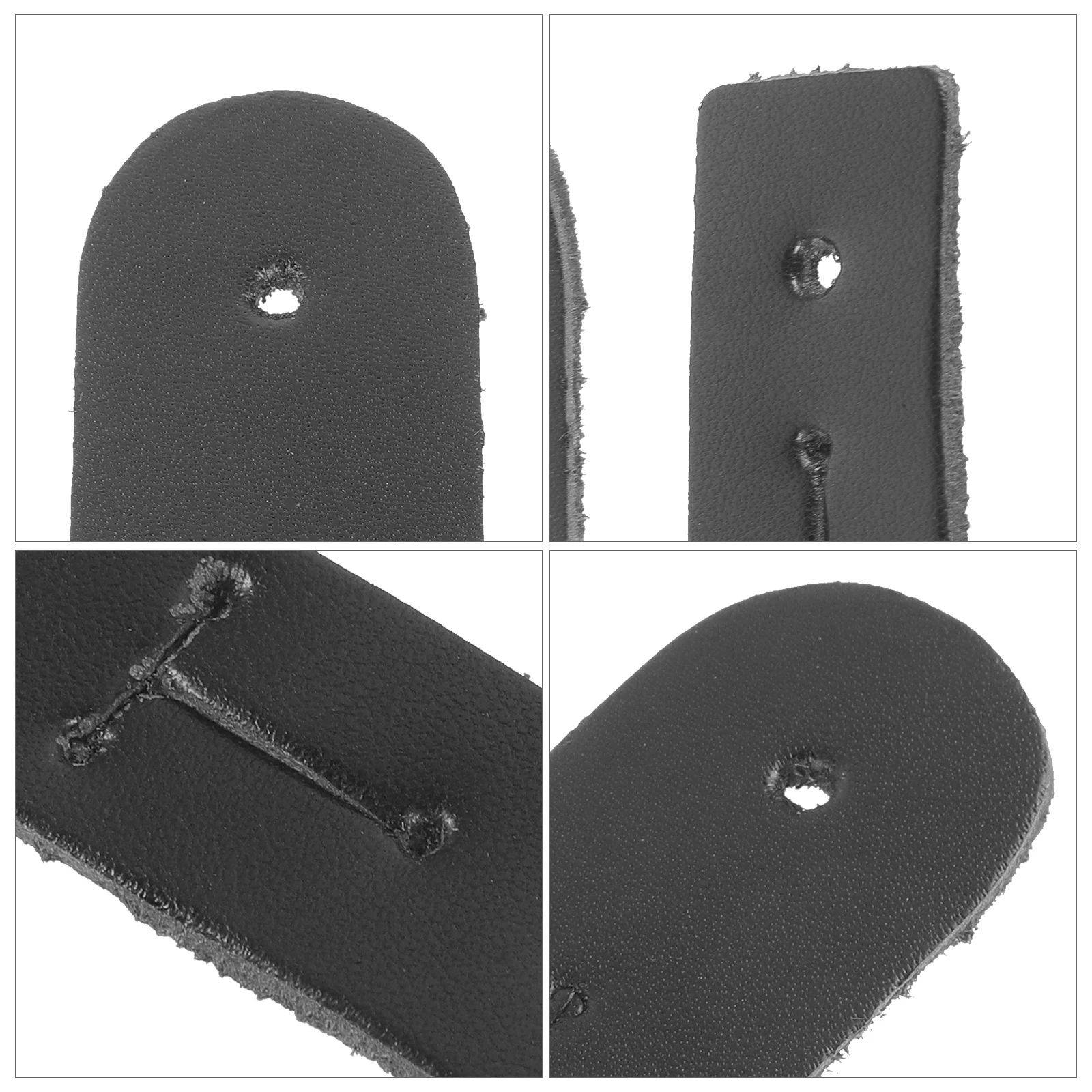 

2pcs Clarinet Neck Strap Thumb Tab Small PU Replacement Part Hanging Piece Comfortable Accessories for Saxophone