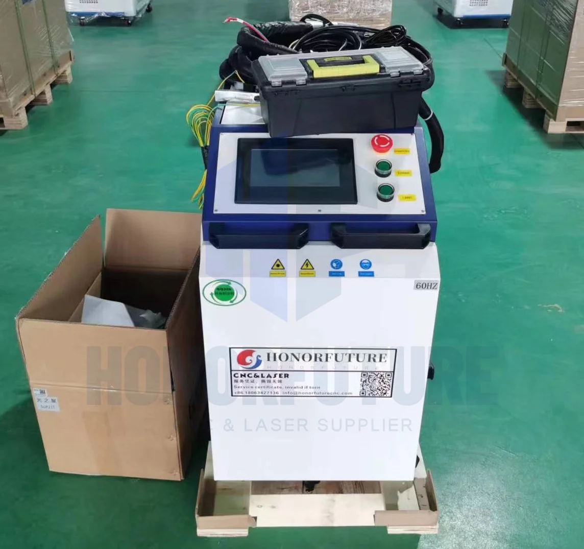 استقرار عالي 1.5kw 2kw 3kw 6kw آلة لحام بالليزر ماكينة بتحكم رقمي بالكمبيوتر المعادن 3 في 1 آلة تنظيف قطع اللحام بالليزر متعددة الوظائف #5