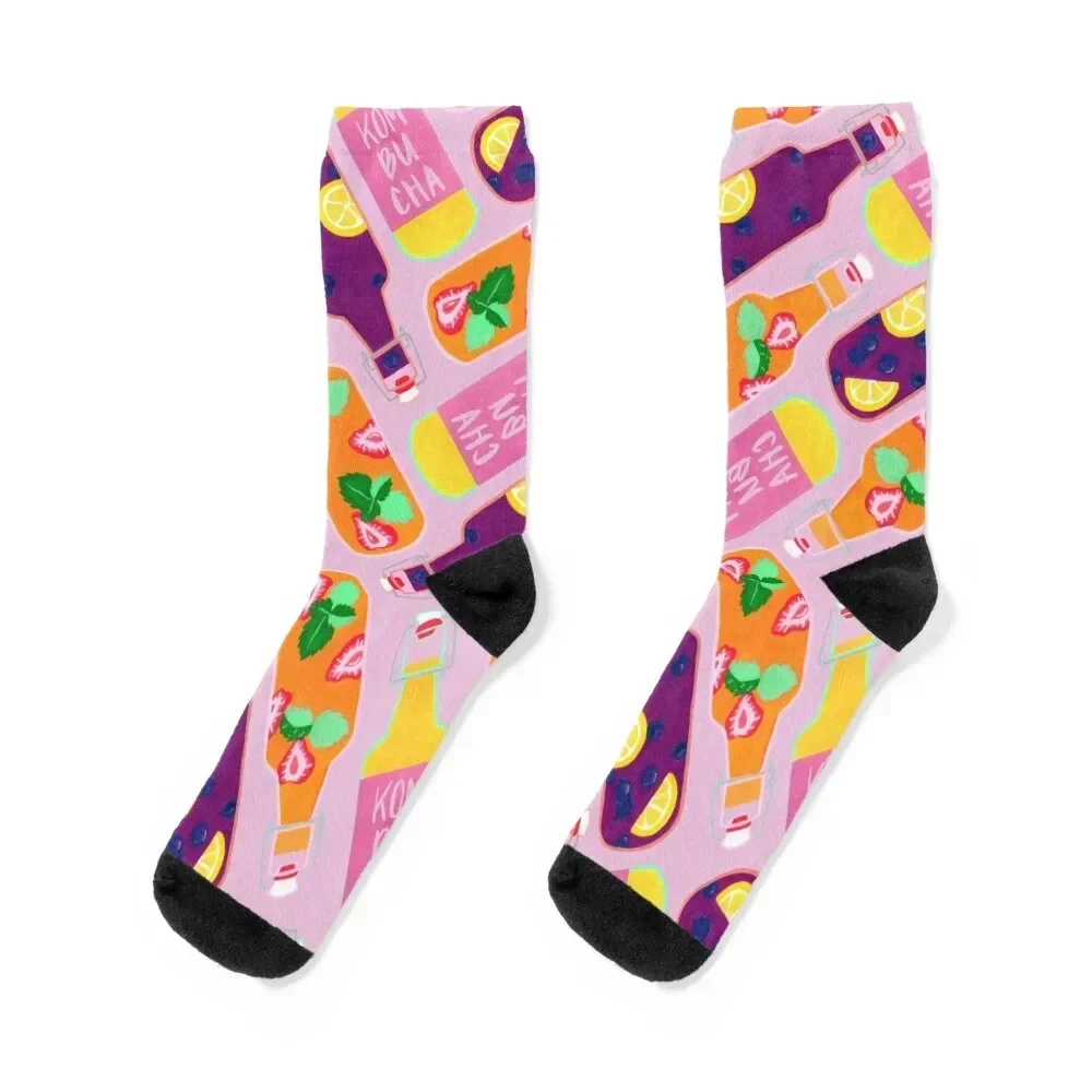 

Kombucha Pattern - Classic Palette Socks fashionable anime golf Novelties Women's Socks Men's