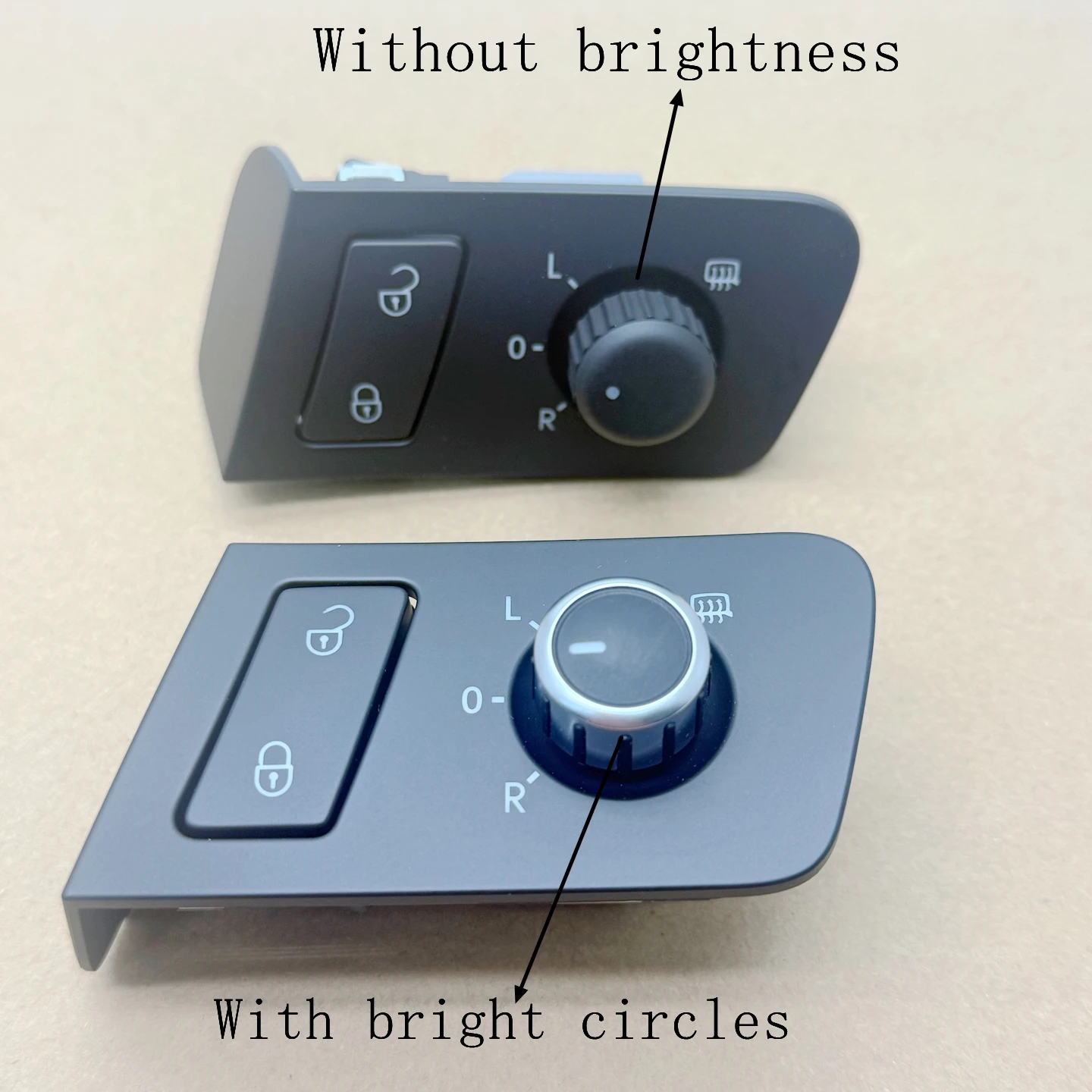 Suitable for Volkswagen Touran reversing mirror adjustment switch, rearview mirror knob, door lock switch 1TD959552 A 1TD959552