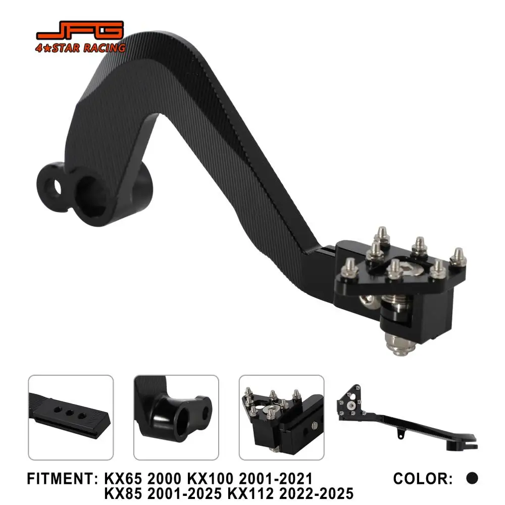 

Для Kawasaki KX65 2000 KX100 2001-2021 KX85 01-25 KX112 22-25 аксессуары для мотоциклов, педаль ножного тормоза, рычаг переключения передач, тормозной наконечник