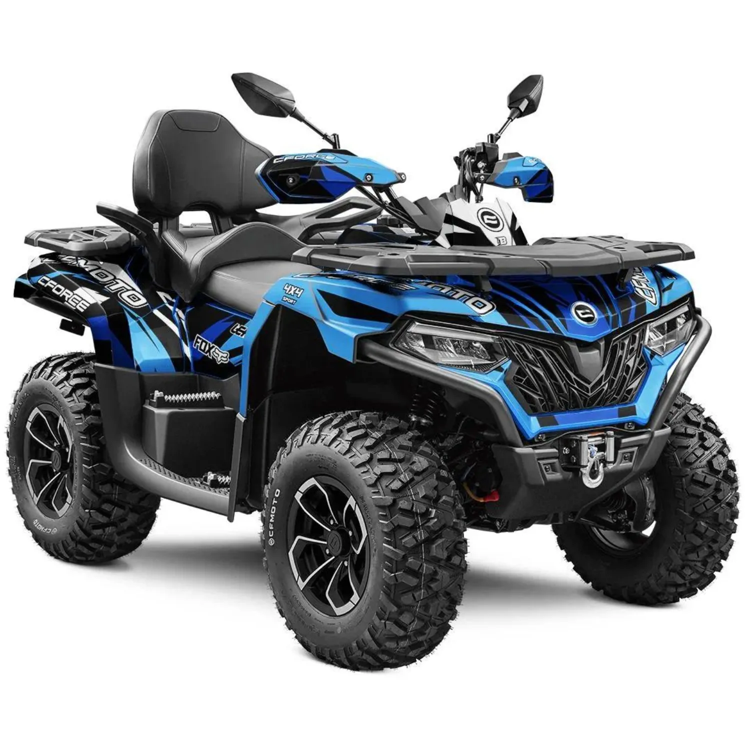 Motorcycle Body Fairing Sticker Decal Protective Quads / Atv 4x4 Full Graphic Kit For CFMOTO CFORCE 600 625 2020-2024 Design-12