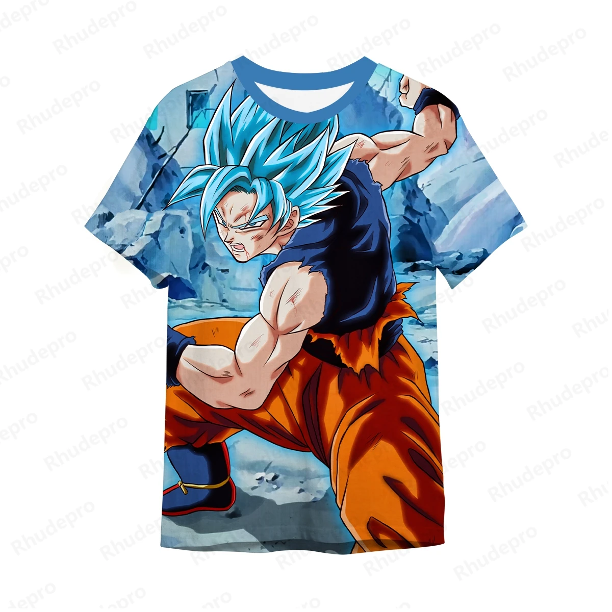 Zomer Y 2K Heren T-Shirt Hoge Kwaliteit Dragonballz Kleding Vegeta Tops Hiphop Goku Harajuku Stijl Super Saiya Shirts 100-5xl