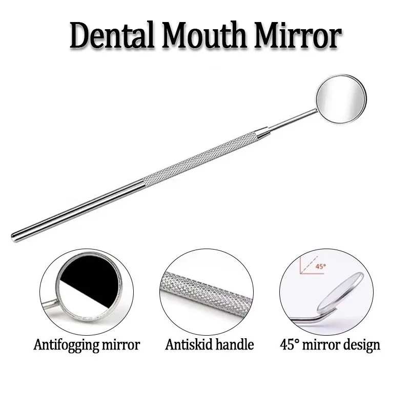 

Stainless Steel Anti-fog Dental Mouth Mirror Reflectors Autoclavable