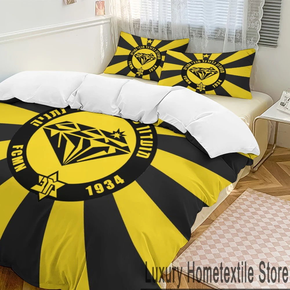 3D Maccabi Netanya Bedding Set Duvet Cover Bed Set Quilt Cover Pillowcase Comforter king Queen Size Boys Adult Bedding Set