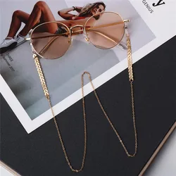Fashion Sunglasses Chains Gold Color Eyeglasses Chains Holder Necklace Eyewear Retainer Lanyards Accessories Jewelry for Women