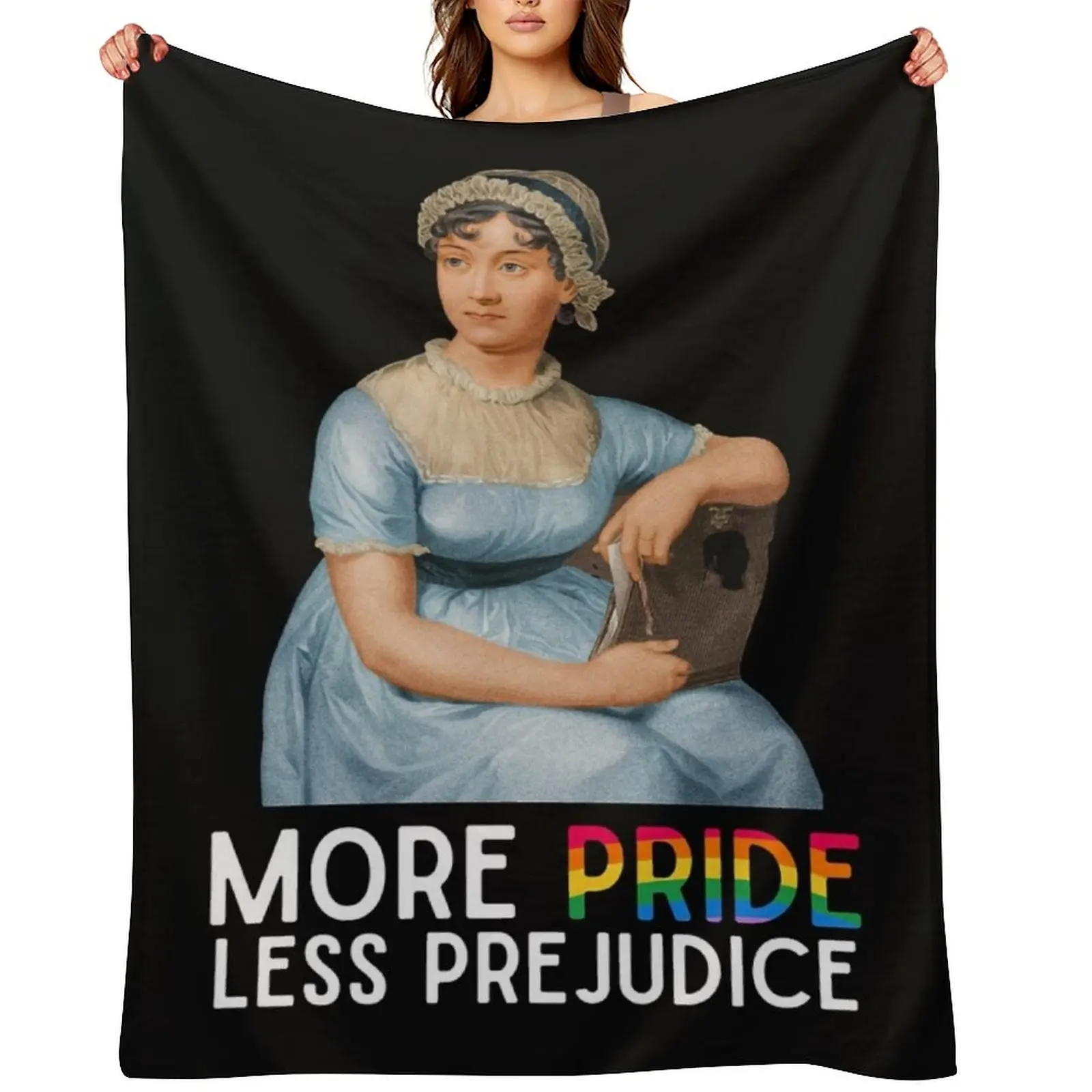 

More Pride Less Prejudice Jane Austen Throw Blanket sofa bed for sofa christmas gifts Stuffeds Blankets