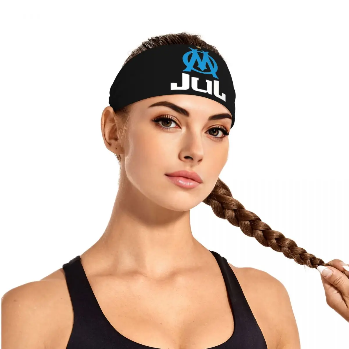 

Custom Rapper JUL Sweatband for Men Women Wicking Moisture Sports Sweatband Gym Yoga Running