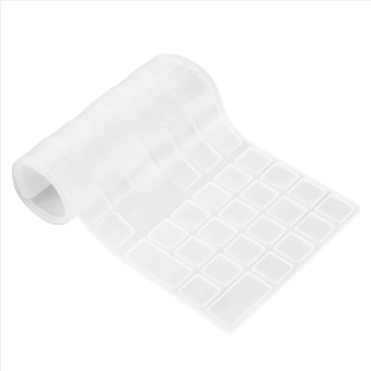 A10I Silicone Thin Keyboard Skin Cover Protector With Numeric Keypad For Transparent
