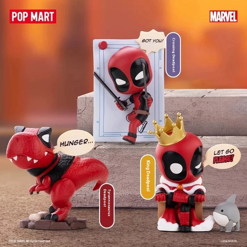 

Popmart Marvel Deadpool Series Blind Box End Box Fashion Trend Toy Handmade Cute Ornament Movie Periphery Male Surprise Gift Toy