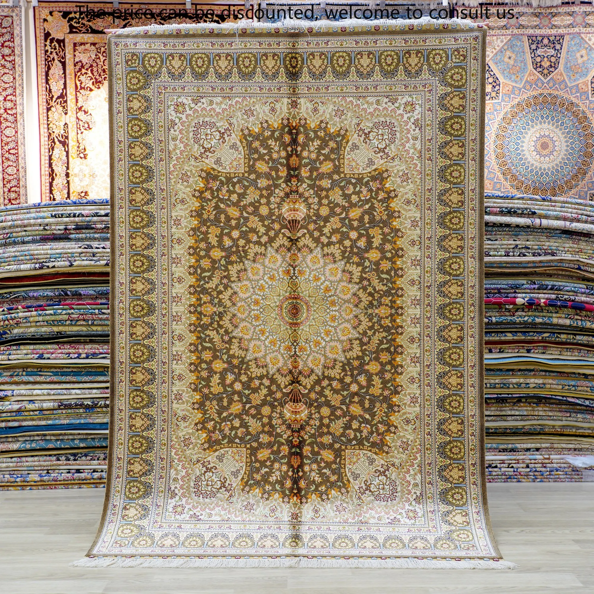 

4x6ft Rugs From China Canada Prime Persian Nain Made In Turkey Area Handmade Silk Carpet