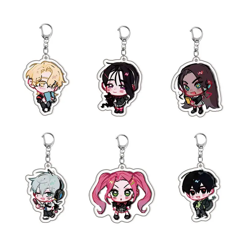 

Alien Stage Anime Keychain Students Gifts Bag Charms Key Chain Pendant Exemplary Ornament New Arrival Products Llavero Kingring