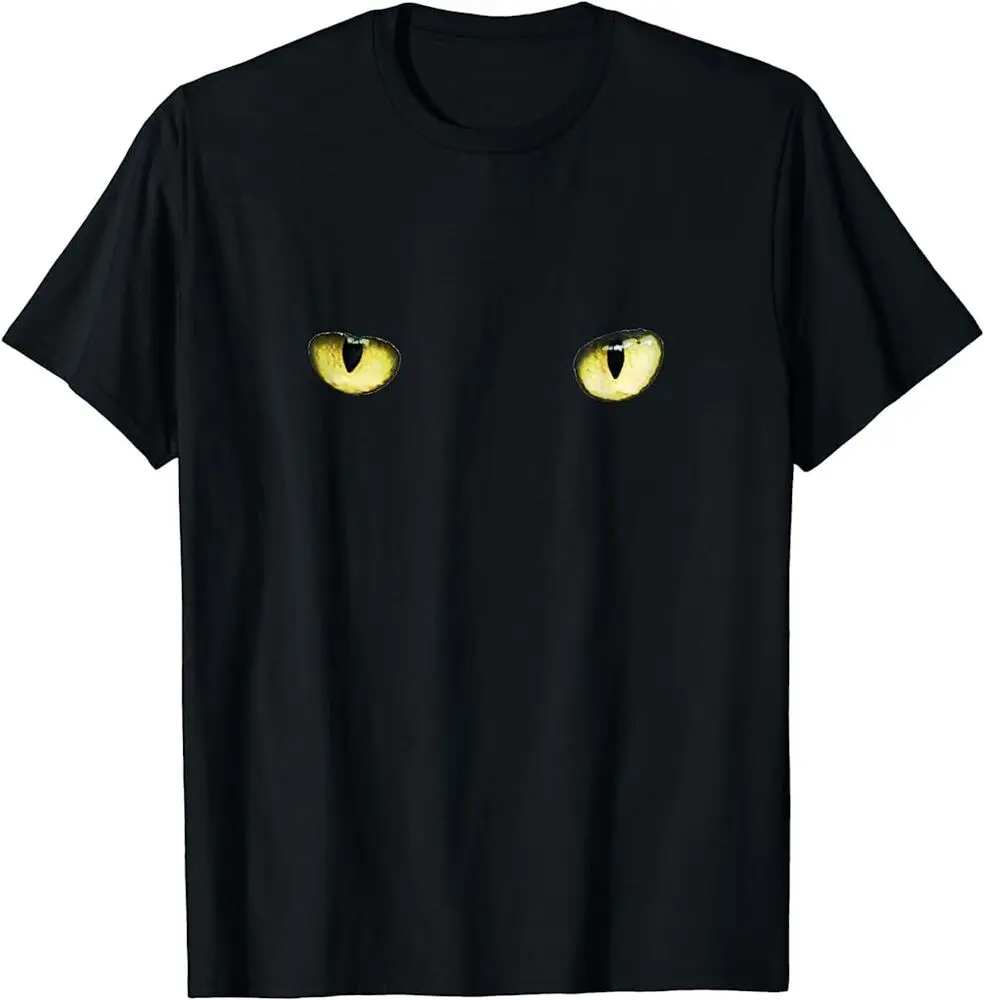 Cool Cat Eyes I Love Cats Kitten Lover Black Feline S-3XL T-Shirt Anime Graphic T-shirts Unisex Summer Short Sleeve