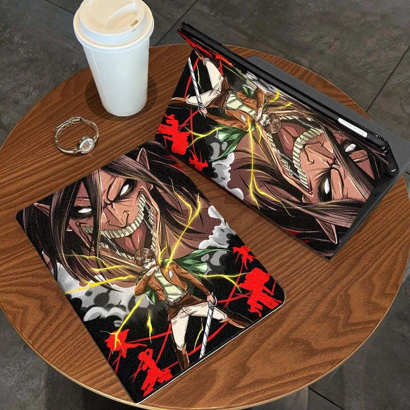A-Attacks on T-Titans Anime For iPad Pro Air Mini 1 2 3 4 5 6 7 7th 8th 9th 10th 11th 10.2 9.7 10.5 10.9 11 12.9 Tablet Case