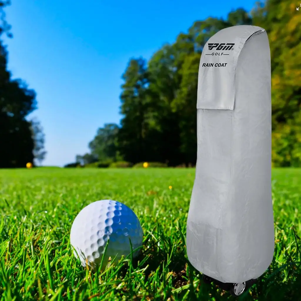 

Пыле- и дожезащитный чехол для гольф-сумки на всю длину, аксессуар для гольфа, чехол для гольф-сумки, подходит для любой гольф-сумки на молнии
