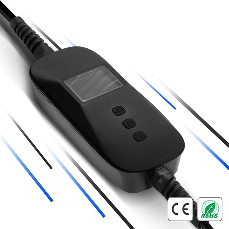 الوضع 2 نوع 2 شاحن سيارة سريع محطة شاحن سيارات كهربائية محمولة 3.5KW TUV CE EV شاحن كومة شحن الطاقة الجديدة #2