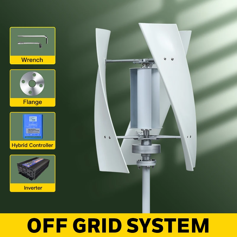 2000W Gratis Energie Verticale Windturbine Generator Magnetische Dynamo Gratis Energie Sterke Kracht AC 220V Inverter Uitgang Voor Thuisgebruik - afbeelding 1
