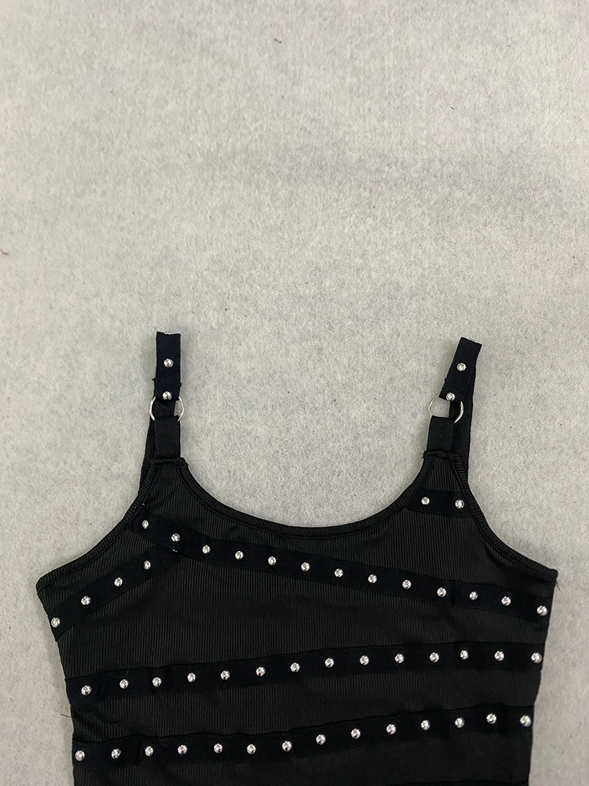 Harajuku Ästhetik Punk Vielseitige Klassische Tanktops Y2K Streetwear Mode Schlankmachende Sexy Hot Girl Einfarbige Camisole Weste für Frauen – Detail 8