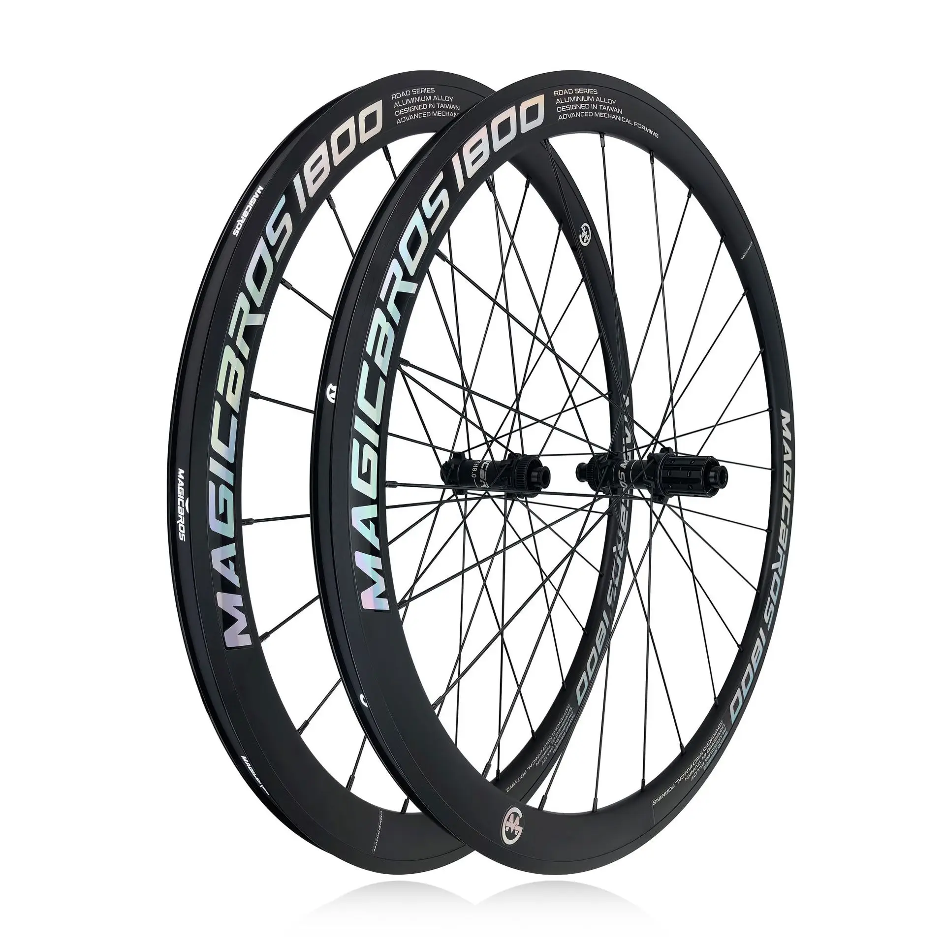 

MAGICBROS 700C Road Bike Disc Brake Wheelset 40mm Rim Depth Aluminum Alloy 36T Ratchet Center Lock Hub