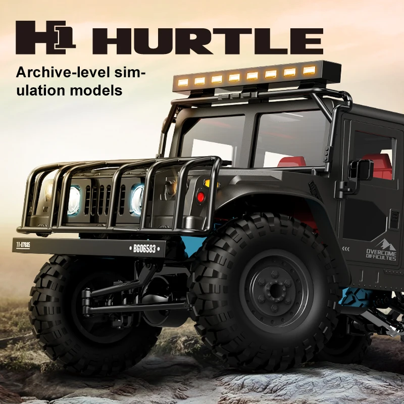 JJRC Q121 RC Car 1/12 Full Metal RC Truck 2.4G 4WD RC Off-road Crawler Military Truck Army Car Children Gift Kids Toy for Kids
