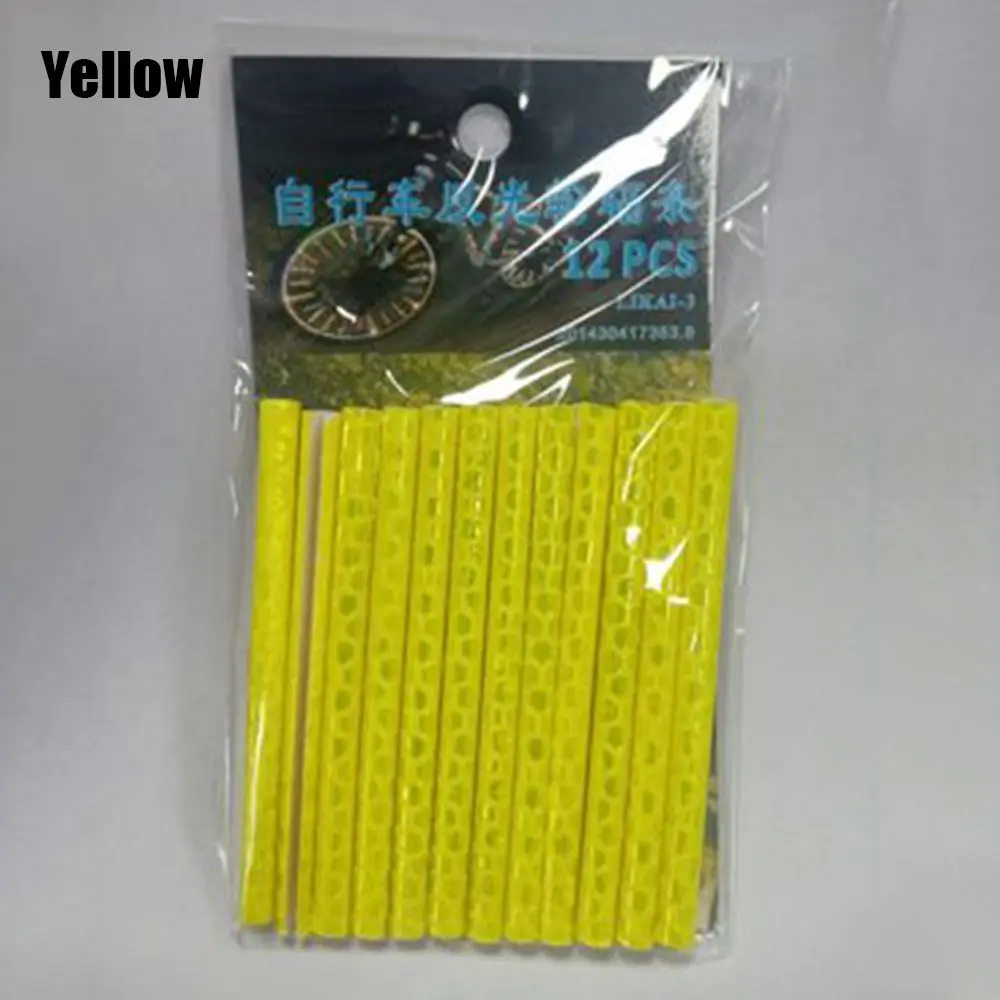 

Sports Cycling Bike Strip Clip Tube Bicycle Lights Wheel Reflective Tubes Clip On Reflectors Rim Spoke