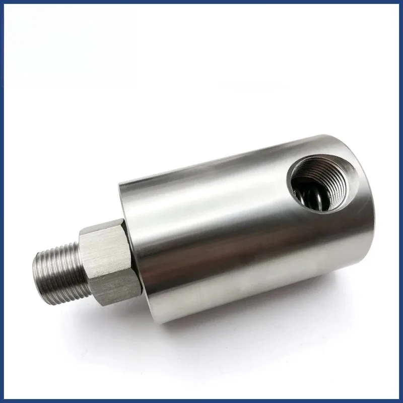 304 stainless steel high-speed rotary joint 360-degree universal rotary joint 2-minute-2-inch threaded connection