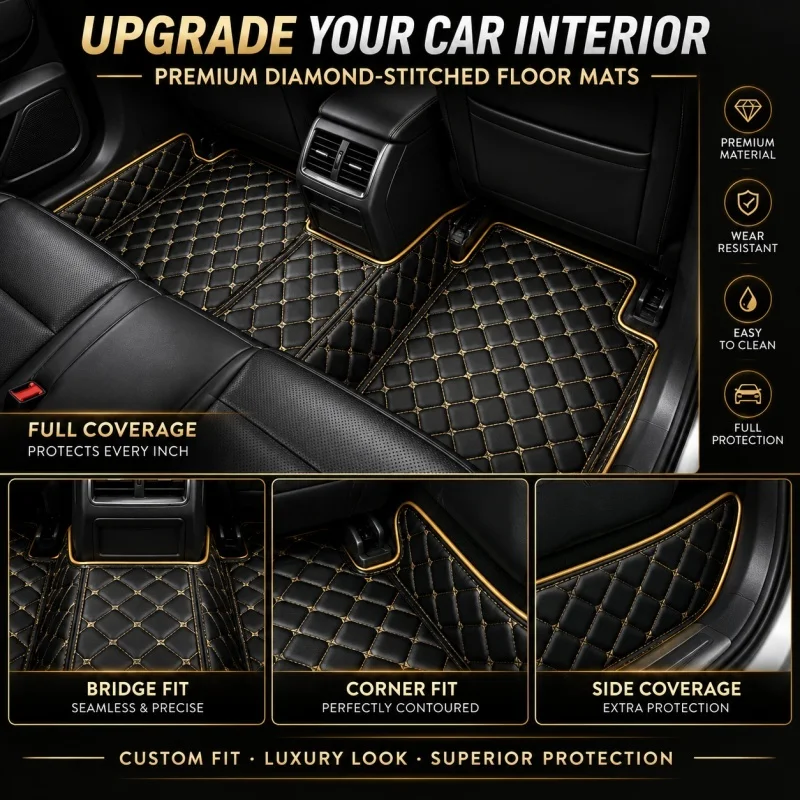 Custom Fit Car Floor Mats for BMW Z4 E85 2002-2008 Waterproof All-Weather Anti-slip Full Coverage Floor Liners Car Accessories - view 3