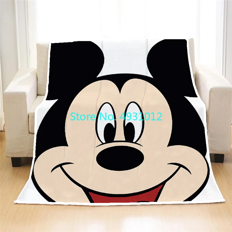 Cutoon Mickey Minnie Baby Blanket Kids Soft Flannel Donald Duck Daisy Duck Covering Blankets Baby Kids Gift Throw Sofa Bedroom