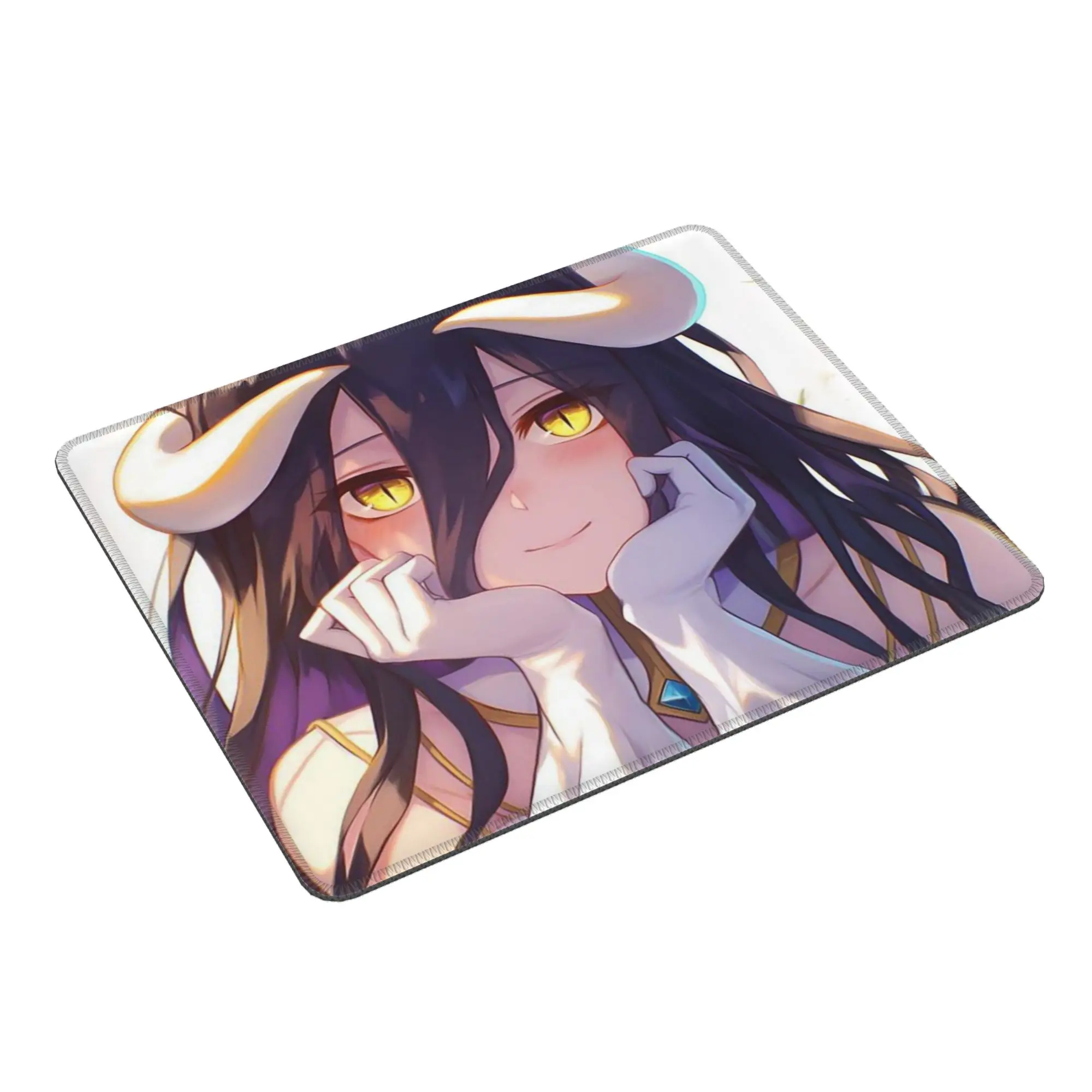 Adventure Anime Albedo Overlord Mouse Pad Computer Keyboard Mouse Mat Gaming PC Laptop Desk Mat Office Accessories Table Mats
