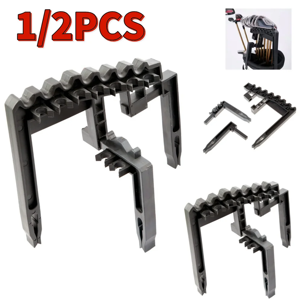 1/2PCS Golf 9 Iron Club ABS Shafts Holder Stacker Fits Any Size of Bags Organizer Golf Bag Clip Drop Ship Golf Accessories