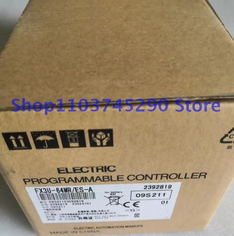 1PCS New Brand Original PLC Module In Box FX3U-64MR/ES-A FX3U64MRESA