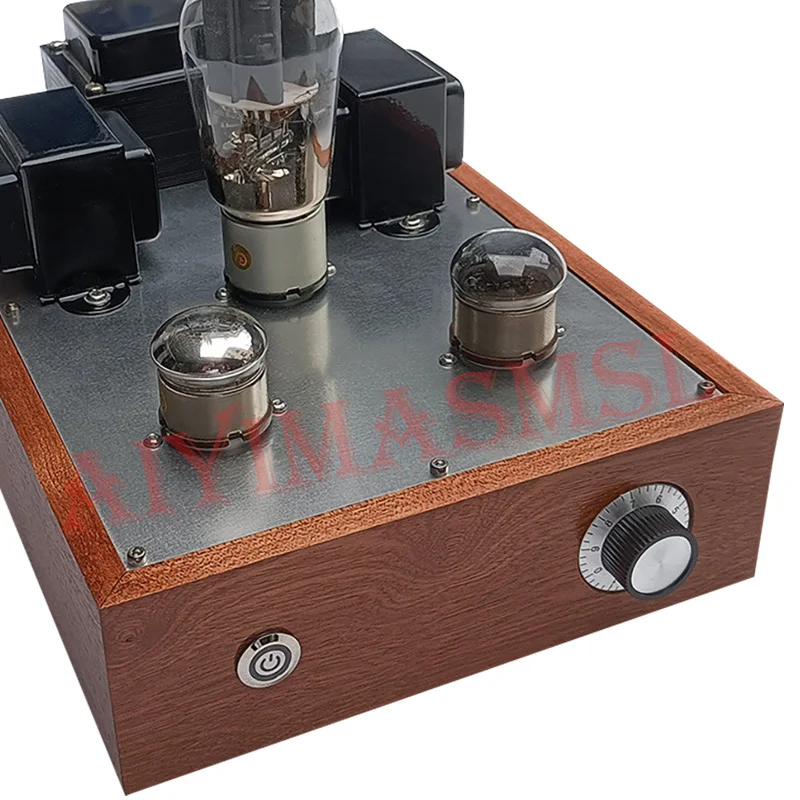 AIYIMA-rectificador de tubo SMSL 717A 5U4G, preamplificador de tubo de vacío hecho a mano puro, sin ruido, fondo ALPS, preamplificador de tubo de caja de madera maciza