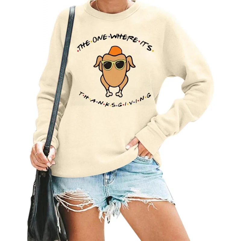 

WOMEN'S Thanksgiving Fire Gift long sleeve T-shirt top