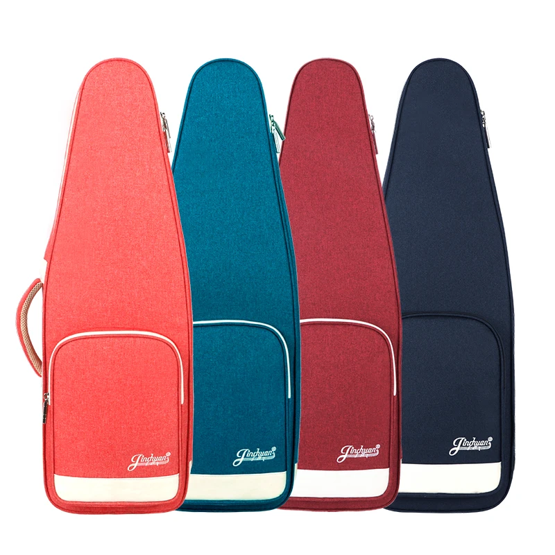 

JINCHUAN Portable Double Shoulder Bamboo Flute Bag Fresh And Versatile Wear-Resistant Thicken Flute Case