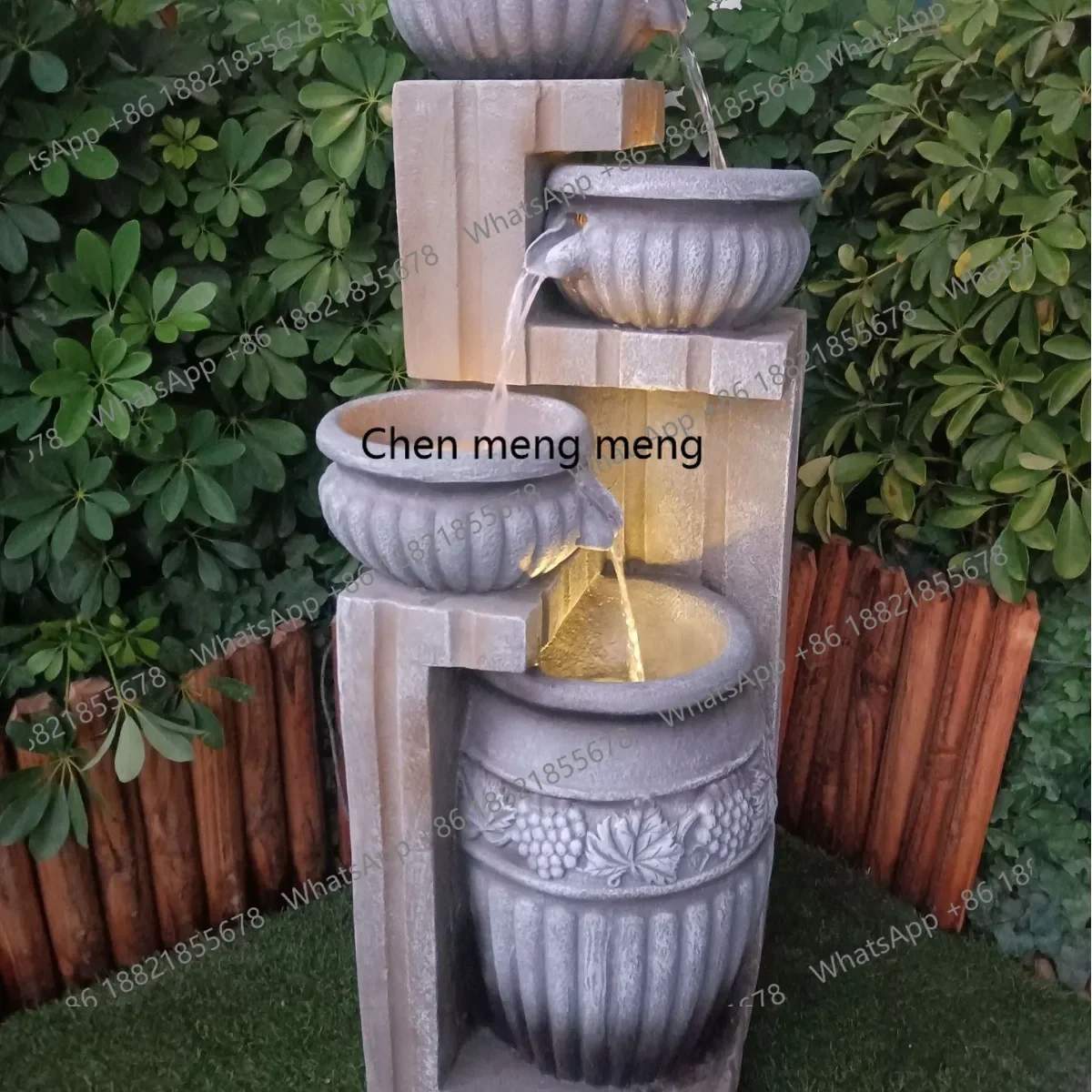 น้ำพุตกแต่งสวน G153 สำหรับตกแต่งภูมิทัศน์กลางแจ้ง