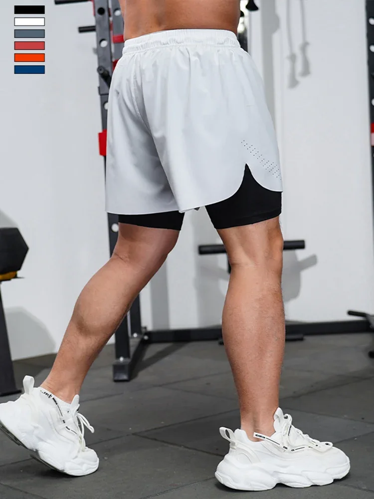 2023 Pantaloncini da corsa Pantaloncini sportivi da allenamento per palestra fitness da uomo Pantaloncini sportivi da allenamento per maratona ad