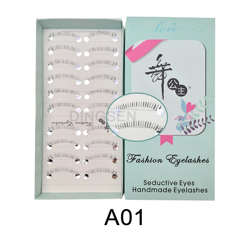 Transparente Wimpern mit Stiel 5/7/10 Paar Manga Einzelwimpern Weiche Künstliche Wimpern Wimpernverlängerung Make-up Koreanisch – Detail 12