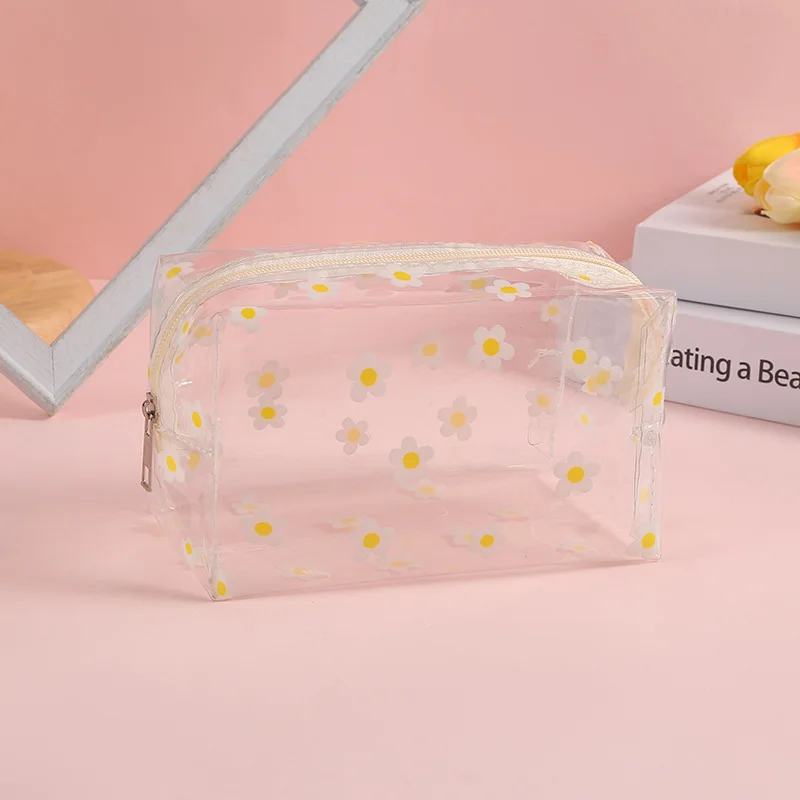 Imagem -03 - Bolsa de Lápis Kawaii para Crianças Bolsa de Lápis Criativo Estojo Transparente de Grande Capacidade Papelaria de Escritório