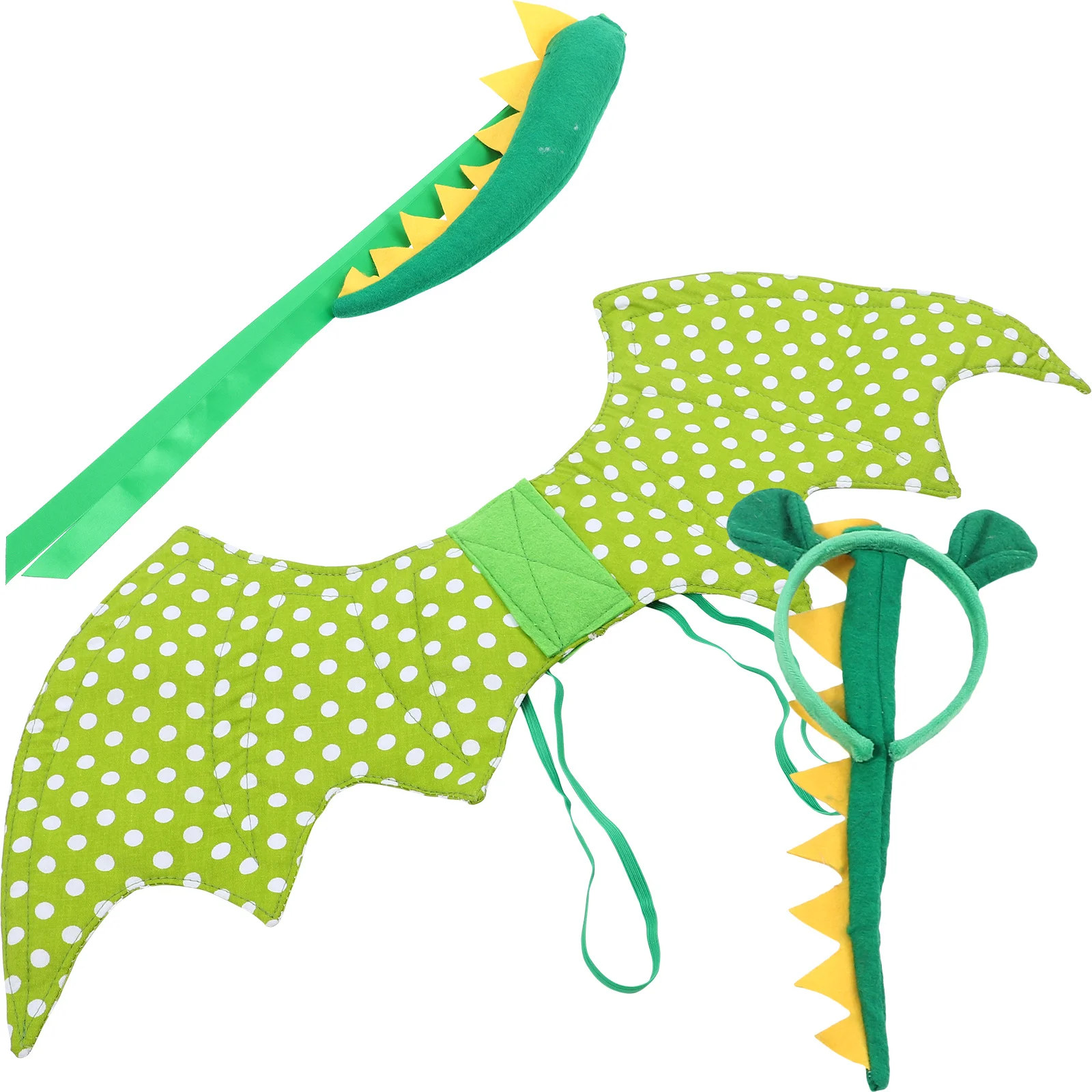 1Set Dinosaur Costume Set for Little Fine Workmanship Lightweight Compact Design Ideal Gift for Birthday Carnival Dance