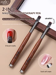 Magnet Phototherapy Pen 2-in-1 Cat Eye Powerful Magnet Canned Special Ultra Thin Phototherapy Pen Brushless Nail Tool