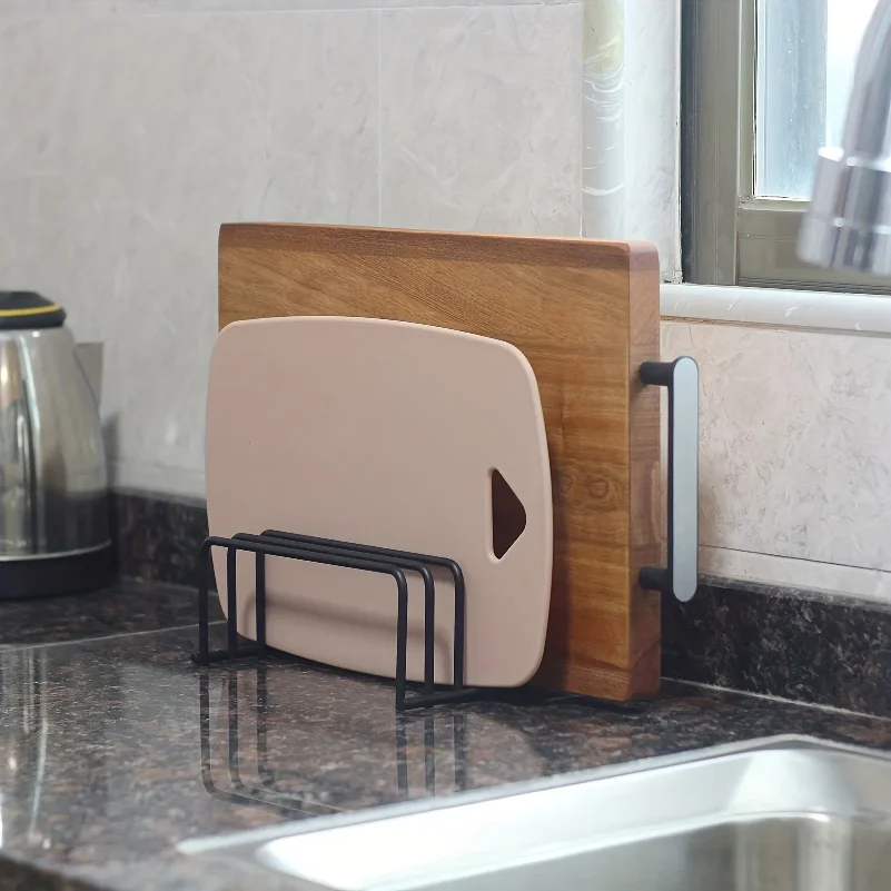 野菜まな板収納ラック、まな板ホルダー、キャビネットベーキング - Kitchen Cabinet Baking Organizer のレビューと価格