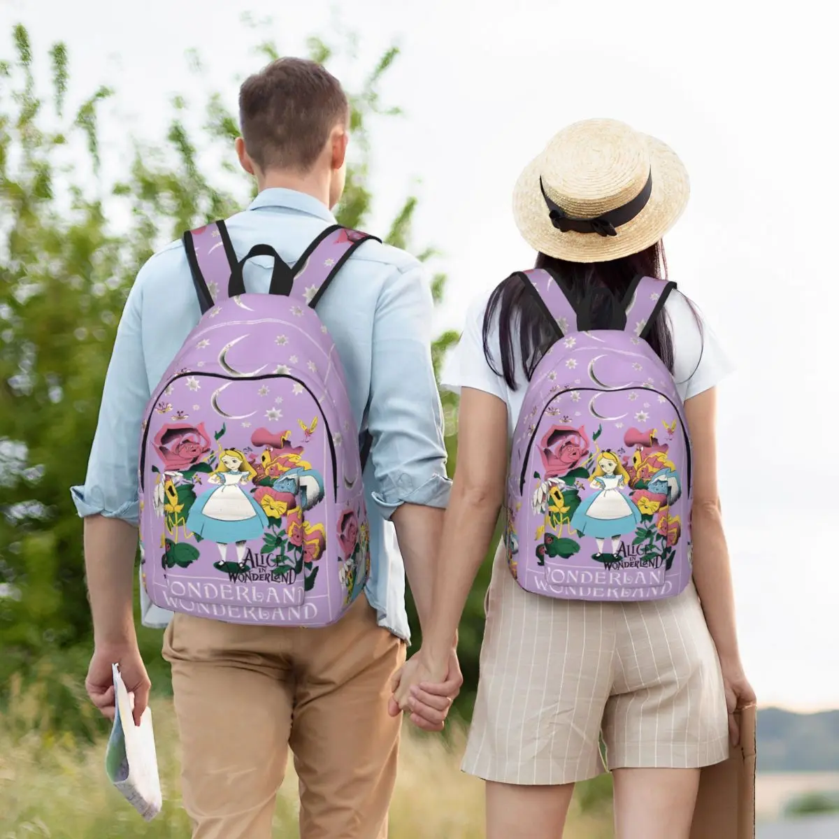 Picnic Alice nel paese delle meraviglie classico retrò lavabile Super qualità Disney Alice nel paese delle meraviglie borsa a mano per borse per bambini per bambini