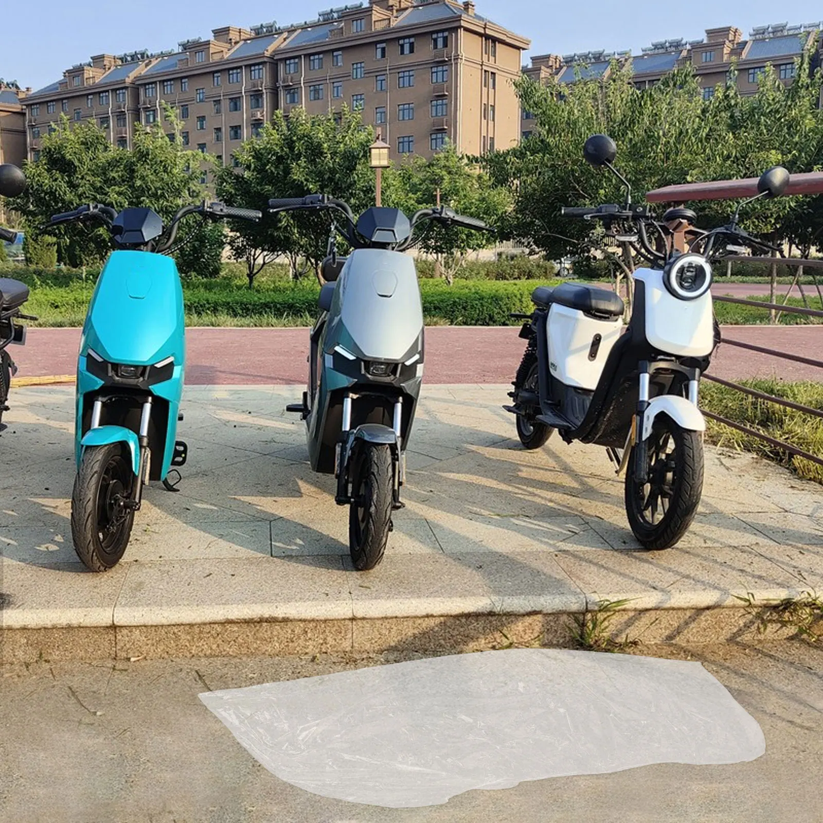 

Motorcycle Rain Cover Waterproof Outdoor Travel Protection Accessories Electric Scooter Dustproof Sunshade Durable Foldable