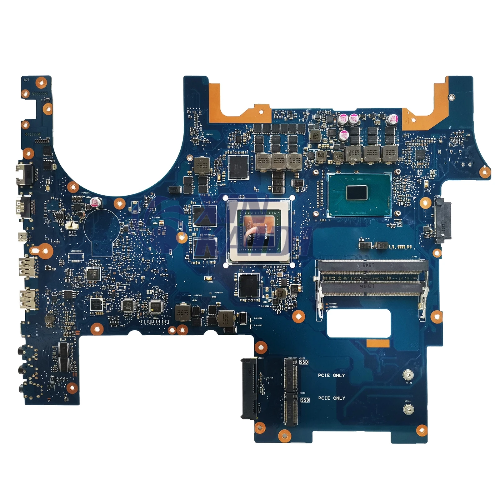 Imagem -03 - Placa-mãe do Portátil para Asus Rog Gfx752 Gfx752v G752vt G752vl Placa-mãe com I76700hq Cpu Gtx980m Gtx970m Gtx965m