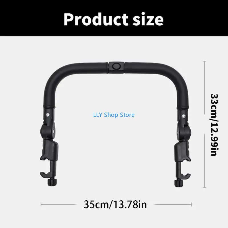 T8UD barre transversale remplacement pour poussettes bébé, barre pare-chocs, guidon universel adapté à plupart des